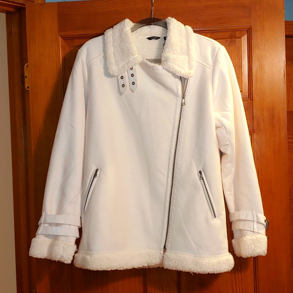 Peach Aspen Jacket Med. "Cloud" or Cream color